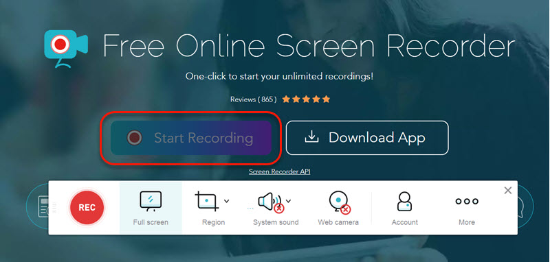 online screen record